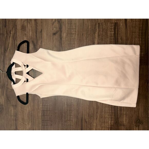 Guess Blush Pink Cut-Out Sheath Dress, Sz 4, MSRP $119 - Picture 4 of 14